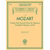 G Schirmer Inc Mozart: Twenty-One Concert Arias for Soprano, Complete: 4482