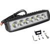 Willpower 1 faro LED, 6 pollici 18 W proiettore a LED 12 V per moto auto camion SUV barca 4 x 4