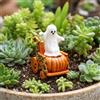 Fantasma con Carrozza di Zucca Simpatica Statuetta Carina per Scrivania