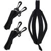 JECOMPRIS Allenatore di Salto per Pallavolo, Cinghia in Nylon Nero | Allenamento per Schiacciata, Tracciamento Visivo e Coordinazione Occhio Mano, Uso All'aperto e Giardino