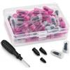 Hao Zhu Kit di riparazione pneumatici, 30 viti 15S/15L e driver in scatola