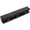 YARNOW Snubber di Gomma per Corde di Ormeggio Barca, Nero, Antiurto