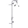 SCSPORTS® Cavo da trazione dorsali a Parete in Acciaio | Tubo quadro 40x40 mm, max 100 kg, per dorsali, tricipiti, bicipiti e addominali, con carrucole e barra trazione