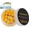 Vbestlife 30Pcs/Box Odore Morbido da Pesca Morbido Esche da Pesca Esca Esche Galleggiante Odore Ball Beads Feeder Artificiale Carpa Esche Lure, Yellow 10mm
