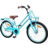 TUERYAFEK Bicicletta da 12 pollici, telaio in acciaio, rosa chiaro