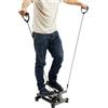 DAHAD Stepper per casa con Power Ropes, attrezzo fitness 2 in 1, max 150 kg