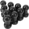 MOBUTOFU 10 Pezzi Tappi per Palo Trampolino, Copertura Tubo, Ricambio Nero