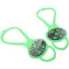Warmhm Snow Shoes Grippers, Ice Claws For Shoes, 5 Denti Integrati, Tpr e Acciaio al Manganese, Taglia 36-45, per Scarpe e Stivali, per Neve Improvvisa e Arrampicata