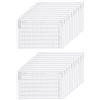 Artibetter 20 Pezzi Scorecard da Golf Pieghevole Bianca in Carta Patinata