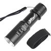 GALPADA Torcia Subacquea Ipx8 con Cinghia, 300-400lm, Nero