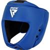 RDX Caschetto da Boxe IBA Approved in Vera Pelle, Casco Protettivo | Per Arti Marziali e Allenamento Boxe, Imbottitura IMF Casco Sport da Combattimento per Kickboxing e Sparring MMA
