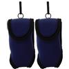 JUMPLAWN 2 Pezzi Borsa per Palline da Golf, Borsa Mini Multifunzione Blu in Materiale da Immersione, Compatta e Portatile, per Golfisti e Uomini, per Pratica e Tornei