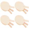 FRCOLOR Racchetta da Ping Pong 12 Pezzi in Legno Grezzo