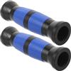 CLISPEED 2 Pezzi Impugnature per Manubri in PVC Blu Nero