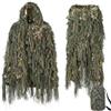 Generic Tuta Ghillie 3D Foglie Ibrida Camouflage Caccia Giacca Pantaloni Set | Filati PP,Fodera Poliestere,1kg;Top Bottoni,Cappuccio Coulisse;Elastico;Per Osservazione Fauna,Airsoft,Ocio