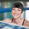 TOPINCN Solid Waterproof Swimming Hat Silicone Durable for Long Hair