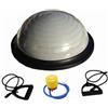 LeeQinersw Ball Palla Equilibrio Tavola Stabilità Pedana Core Training con Corde di Resistenza Rimovibili Superficie con Anelli Concentrici in, Argento
