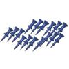 YARNOW Tee da Golf Blu Castello in Plastica ABS 20 Pezzi 37mm | Lunghezza 37mm, Struttura Leggera, Confezione Singola, per Appassionati di Golf e Accessori Campo
