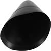JECOMPRIS Cono per Canoa Anticollisione, Yacht Nose Cone, Plastico, Nero, Installazione Rapida, per Kayak e Canoe, per Condizioni Notturne e Avventure Outdoor