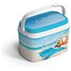 LI.GI. FRIGO PASSIVO PORTAILE IN PLASTICA ANTIGRAFFIO ITALY FANTASIA NATURA BAULETTO 6 LITRI SPIAGGIA CAMPEGGIO OUTDOOR