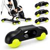 QIQN Rocker Plate Feet Adattatore per Wahoo Kickr Core 2 Roller Trainer | Set di 4 pedali portatili per cyclette con 8 palline da tennis