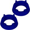 MAGICLULU 2 Pezzi Supporto per Pallone in PE Blu, Base Espositiva per Calcio | Struttura Compatta, Uso Semplice, Design Essenziale, Adatta a Collezioni di Palloni E'esposizione