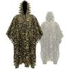 Generic Mantella Poncho Ghillie Camouflage 3D Foglie Caccia Telo Copertura Abiti