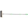 YARNOW Spazzola in Filo d'Acciaio con Manico Lungo Ponte Barca | Acciaio Inox, 125cm di Lunghezza, Pulizia Marina per Pavimento e Scafo, Verde