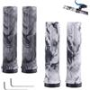 UOSIWYA 2 manopole per manubrio per scooter, 22 mm, in gomma, antiscivolo, per mountain bike, stunt scooter, BMX