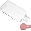 BESTOMZ Borraccia Portatile Piatta in Plastica Rosa, Grande Capacità per Studenti