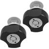 YARNOW 2 Pezzi Viti Piastra Posteriore Subacquea, Bulloni Piastra Posteriore, Acciaio Inox Ss316 e PVC, Argento, Design a Sgancio Rapido, per Diving Backplate e Attrezzatura Subacquea,