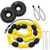 Generic Attrezzo da Allenamento Portiere, 2,5 m/4 m Linea Deflettrice da Calcio | Attrezzo di Reazione Portiere con 2 Sacche d'Acqua per Esercizi di Riflessi e Agilità su Erba o Sintetico