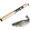 Generisch Canna da pesca sul ghiaccio, leggera, antiscivolo, regolabile, accessorio | Canna da pesca in acqua dolce per pesca in barca, pesca a traino, offshore incosta acqua salata, ponte, costiera, surf, fiume