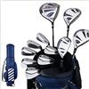 Generic Set da golf da uomo con sacca da carro, set completo per principianti con aste in carbonio, 12 mazze e sacca per palline standard, destrorsi, perfetto per i nuovi golfisti