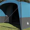 KTHLBRH Tenda Famiglia 12 Posti Verde e Bianco 760 x 645 x 230 cm