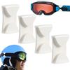 Generic Clip per occhiali da sci per casco rigido, confezione da 4 pezzi