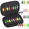 MumdoYAL 16 Pezzi Esche Artificiali Spinning, 2.5g/3.5g/5g Spoon Trout Area, Pesca Spinning Con Scatola Portaoggetti, Adatto per zanders, trota e altre specie