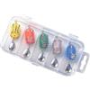 Poystng Pacchetto Attrezzatura da Pesca Creek Casting con corpi | spinner colori misti, assortimento esche con d ' acqua per l ' uso nei giorni viaggio