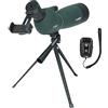 SVBONY SV28 Plus - Cannocchiale con telecomando, 25-75 x 70 cm, con treppiede, impermeabile IP65, antiappannamento con adattatore per telefono, per tiro al bersaglio, caccia, bird watching