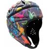 predolo Casco Morbido da Football, Vestibilità Regolabile, Casco Imbottito Antiurto Leggero, Caschetto da Rugby per Portieri, Dinosauro Colorato