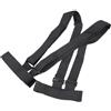 POPETPOP Cinghia per Snowboard, Cinghia per Sci a Spalla, Nylon e Pp, Nera, Sottile e Resistente All'abrasione, per Trasporto di Skateboard e Snowboard, Scuola e Trekking