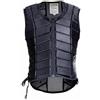 LeeQinersw Gilet Protettivo Equestre Giubbotto Sicurezz Panciotto Toracico Pettorina Cavalcata con Protezione Strutturata Del Busto E Comfort in Movimento Adatto , Nero , XXL
