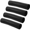 Beaupretty Impugnature 6,1x1,45 in Plastica Nera 4 Pezzi per Bilanciere | Copertura Ergonomica Antiscivolo, Protezione Stabile per Attrezzi Palestra, Uso Fitness Quotidiano e Sala Commerciale