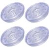 TOYANDONA Gomma Cuscinetto Antiscivolo 4 Pezzi per Sbarra Trazioni | Montaggio Semplice, 5-4, Diametro Interno 4, Presa Sicura, 6cm, Protegge Telaio