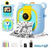 ARNSSIEN M2 macchina fotografica istantanea per bambini | blu/giallo - molto buono