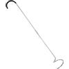 SQUEEZE master Aeratore per compost in acciaio inox, 80 cm, con manovella manuale per mescolare e girare il compost, robusta paletta per compost con manico ergonomico, facile da usare e salvaspazio