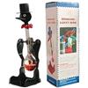 Fokayo Giocattolo a forma di uccellino che beve acqua, decorazione da scrivania con anatre di vetro a movimento perpetuo, giocattolo creativo a forma di anatroccolo in vetro senza sosta (Black)