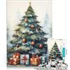 JIANGENNF Puzzle da 1000 pezzi per ragazzi albero di Natale giochi rilassanti attività divertenti da fare a casa ottimo regalo per gli appassionati di videogiochi 38x26cm