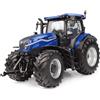 Universal Hobbies New Holland T7.210 - Trattore dinamico blu in scala 1:32, replica in metallo pressofuso, miniatura da collezione UH6810