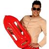 FIESTAS GUIRCA | Decorazione Gonfiabile Salvagente Bagnino - Rosso 65 cm